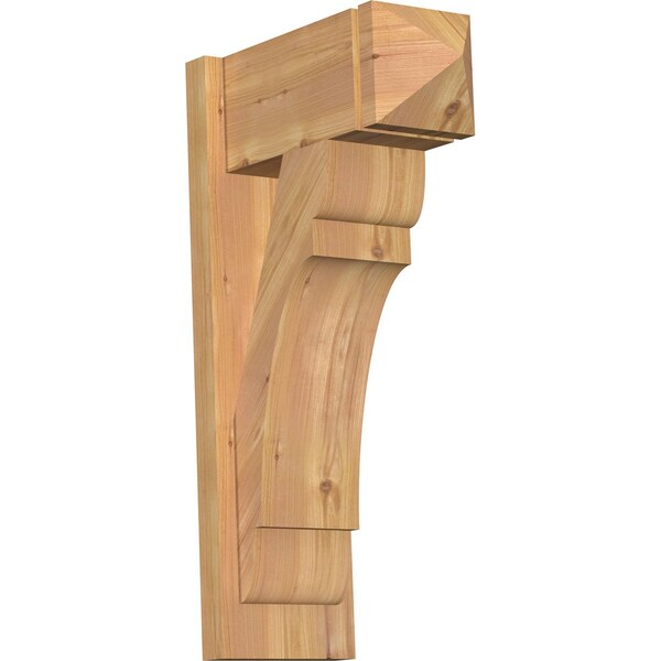Ekena Millwork Olympic Arts & Crafts Smooth Outlooker, Western Red Cedar, 7 1/2"W x 16"D x 28"H OUT08X16X28OLY03SWR - main